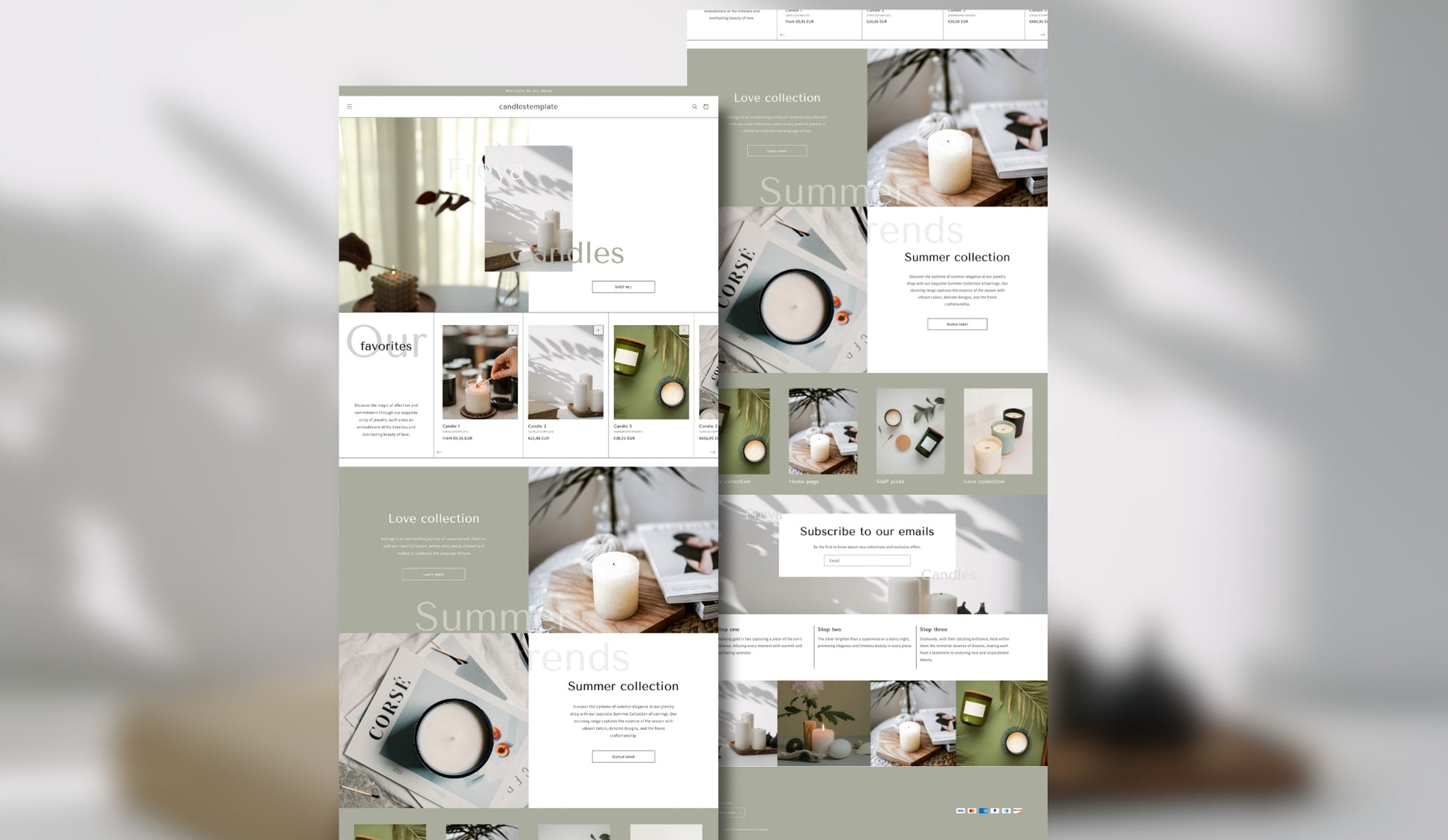 Shopify Candles Template